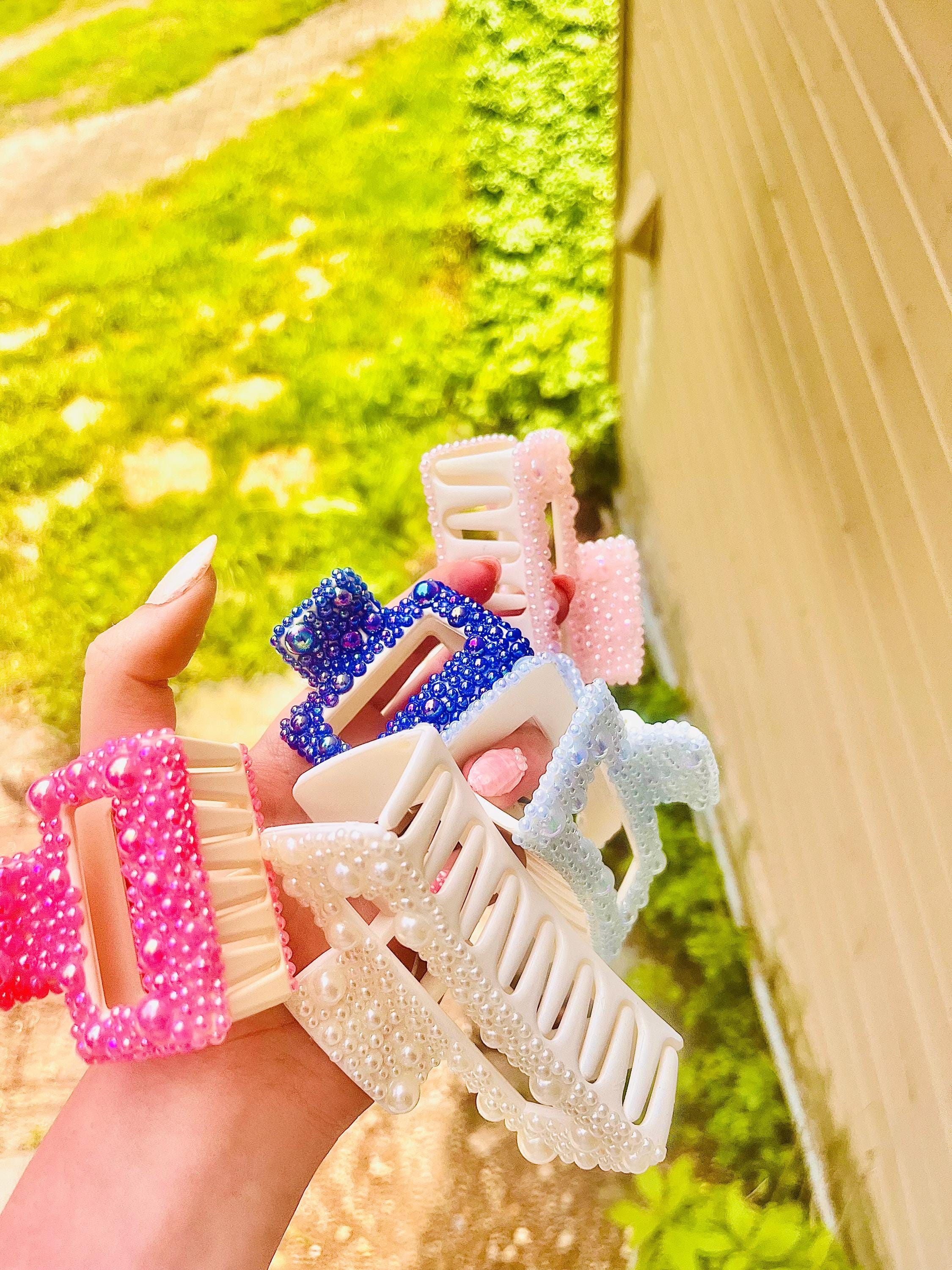 Handmade Pearl ClawClips