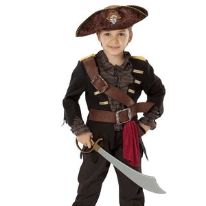 Tough Pirate Captain Costume MEDIUM (Size 5/6)