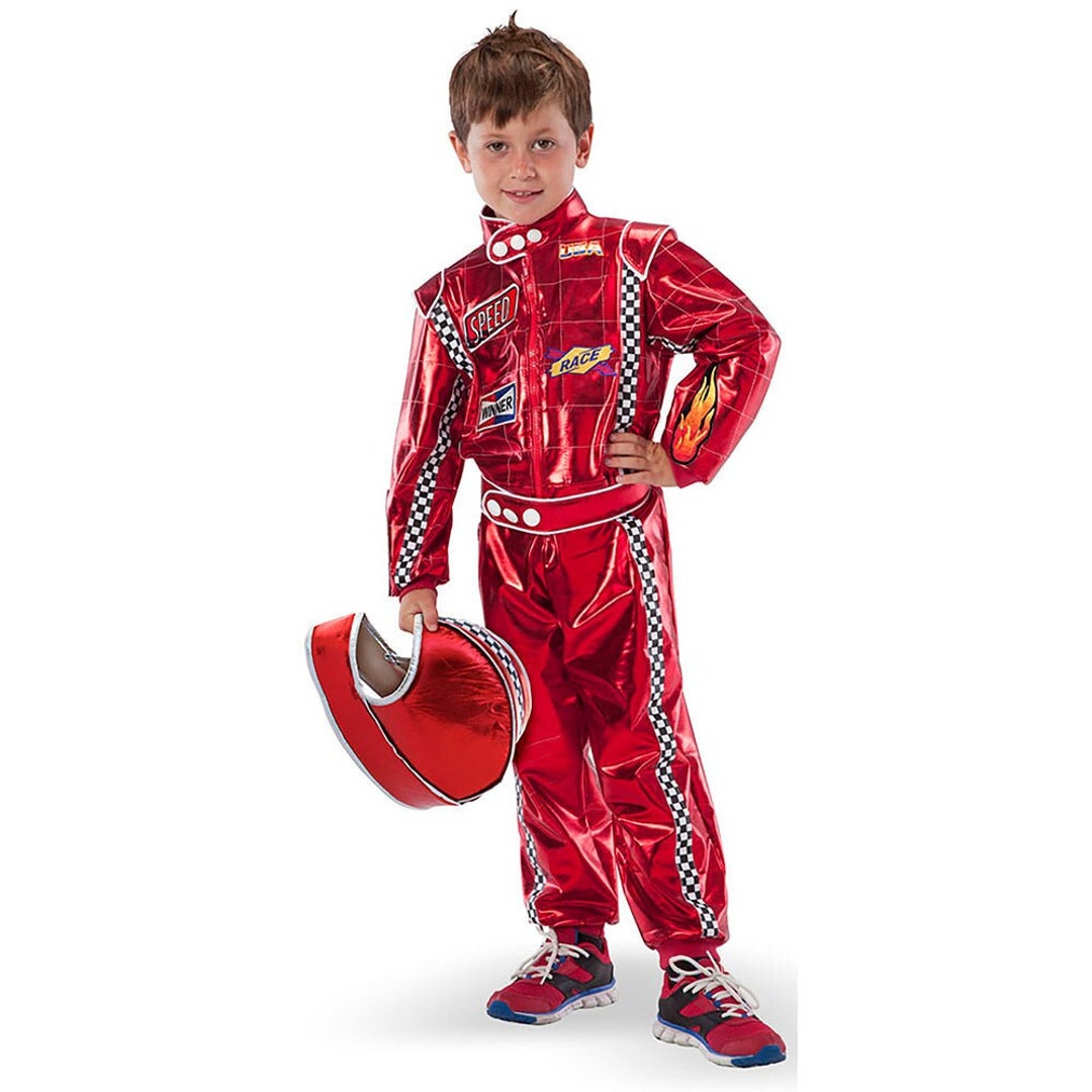 Race Car Driver Pretend Play Costume Size 3/4 small Etsy