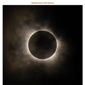 Solar Eclipse #1 - 2024 Solar Eclipse at Totality Wall Art Print