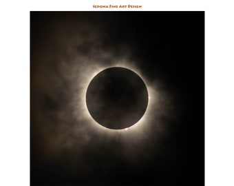 Solar Eclipse #1 - 2024 Solar Eclipse at Totality Wall Art Print