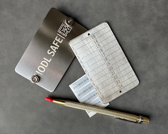 Safe Seed Metal Wallet Titanium Edition 12-25 Word  Produktbild-Vorschau 9
