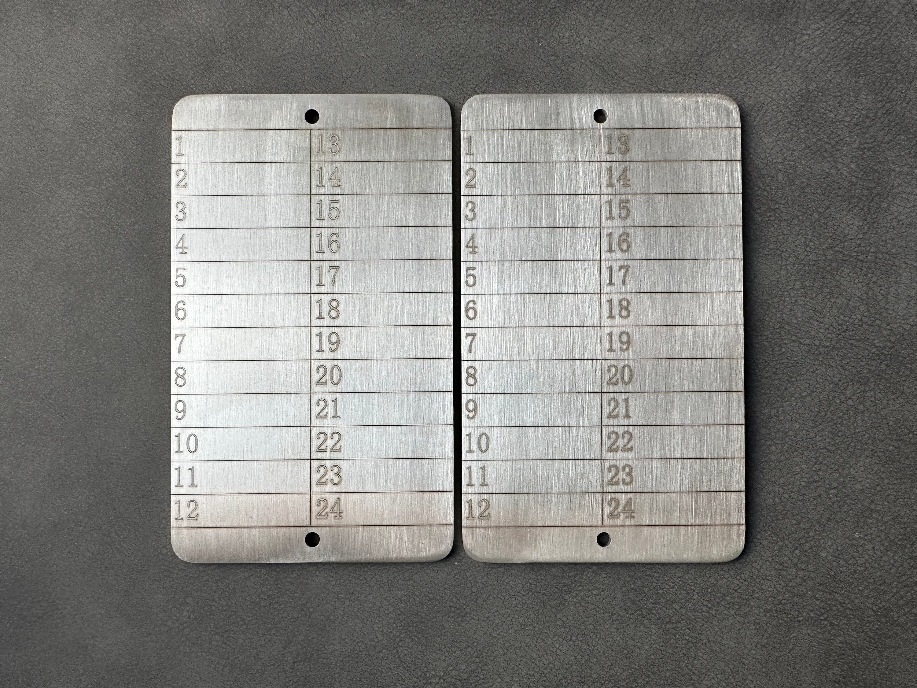 Stainless Steel Crypto Seed Phrase Storage Plates - Etsy