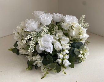 Wedding Centerpiece, Fake Flowers for Wedding, Silk Arrangement