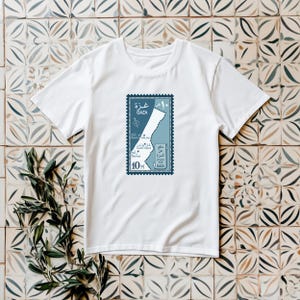 Stand for Gaza Stamp Tee  Vintage-Inspired Palestinian Solidarity Shirt (Unisex)