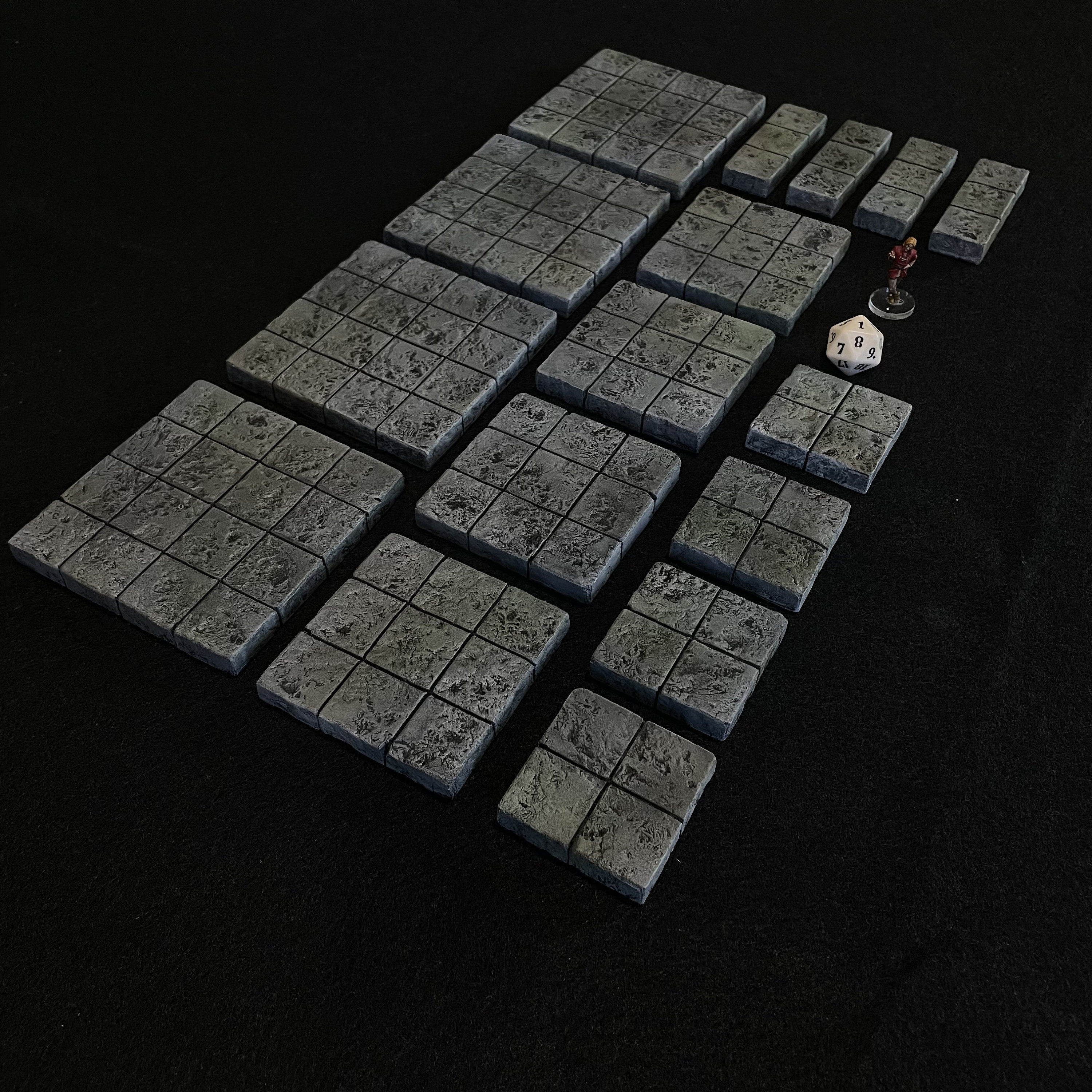 Building Basic 3in XPS foam Dungeon gaming Tiles for Dungeons & Dragons,  Warhammer, Pathfinder 