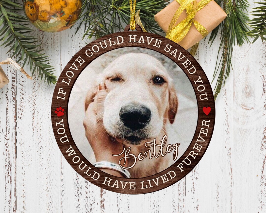 Dog Memorial Ornament Pet Ornament Loss of Pet Dog Sympathy - Etsy