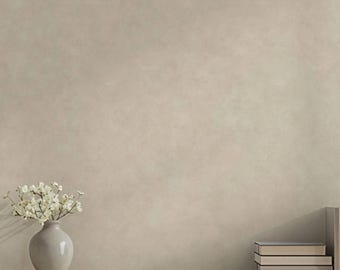 Removable Wallpaper Peel and Stick Renter Friendly Wall Covering Textured Limestone Faux Plaster Texture Light Beige Limewash Neutral Accent
