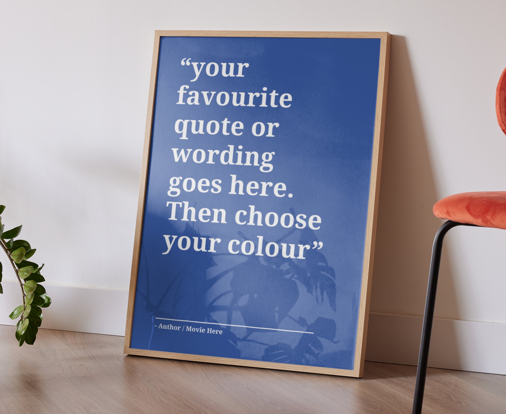 Custom Quote Print Your Colour Your Quote Custom Text - Etsy