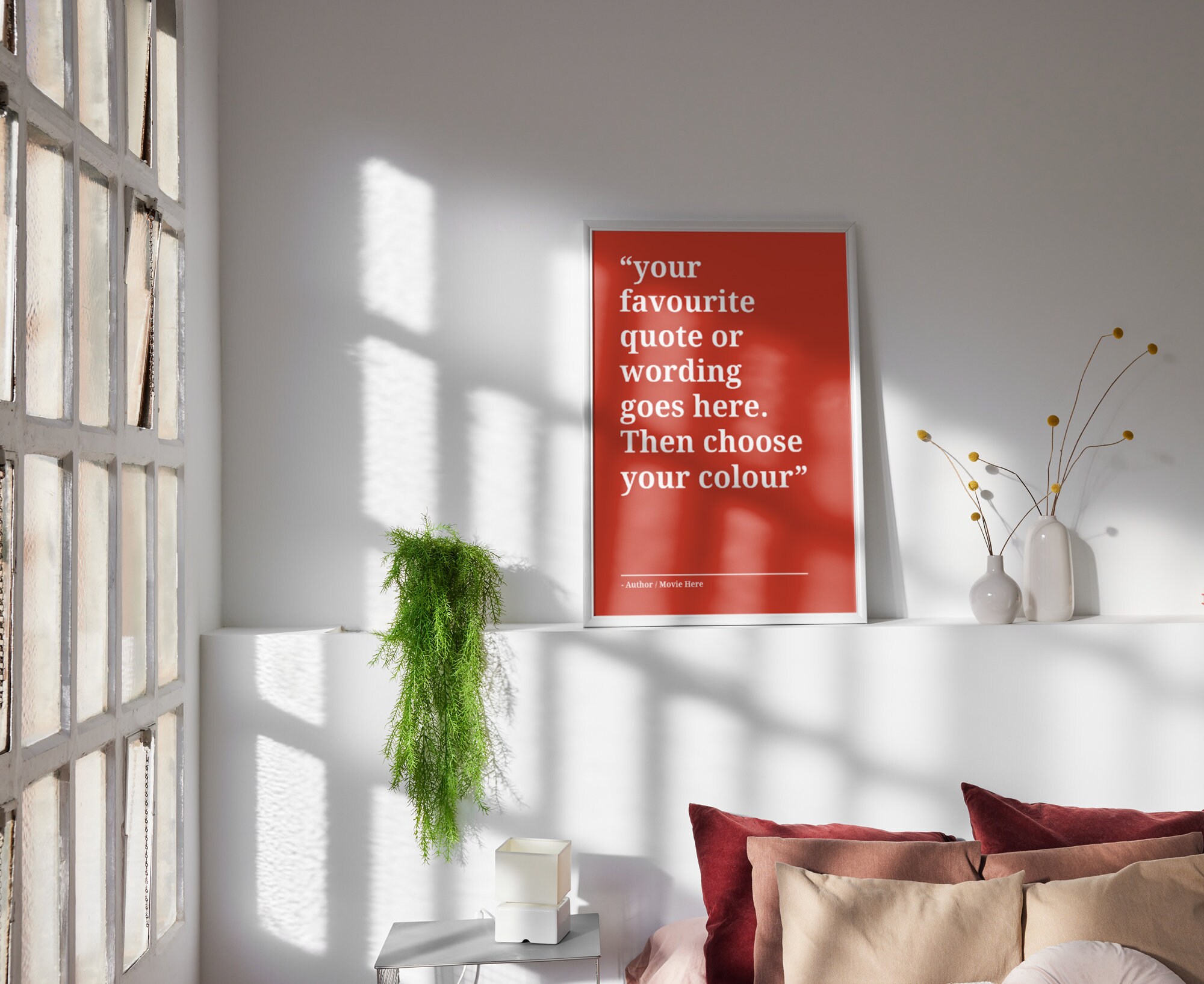 Custom Quote Print Your Colour Your Quote Custom Text - Etsy