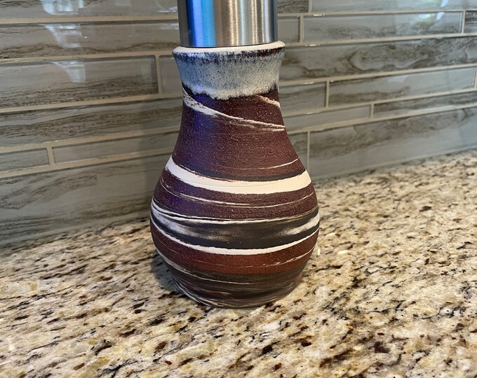 Handmade Pottery Foaming Soap Dispenser Etsy