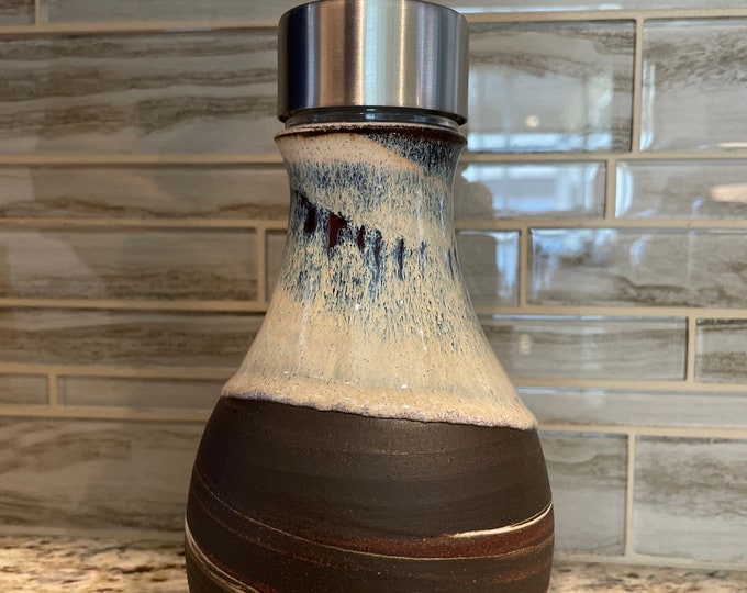 Handmade Pottery Foaming Soap Dispenser Etsy