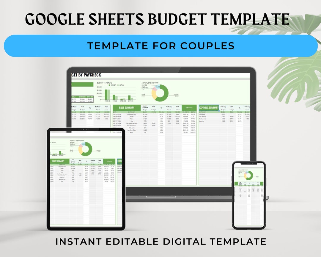 Google Sheet Budget Spreadsheet Template Simple Budget Spreadsheet for