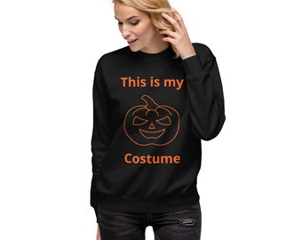 Unisex Premium Sweatshirt Halloween Costume Pumpkin