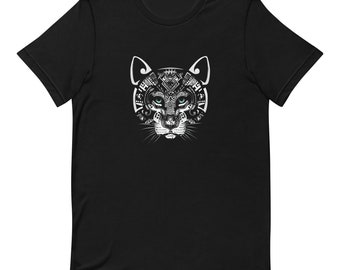 T-shirt jaguar tribal maya : t-shirt culture ancienne