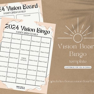 2024 Goals Vision Board Inserts – Fancy Plans Co