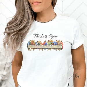 The Last Supper T-Shirt, Leonardo daVinci Communion Graphic Tee