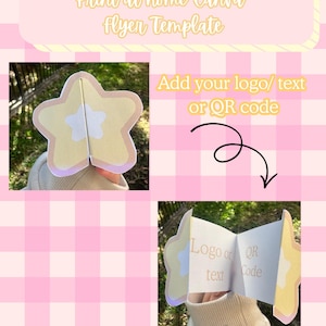 Editable Flyer Template Canva Modern Rectangle Grid Flyer Customizable Text Colors Photos Instant Download