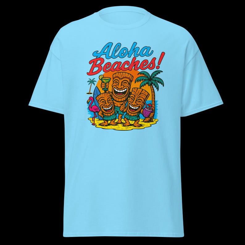 Red Lava Tiki Tiki Aloha Shirt