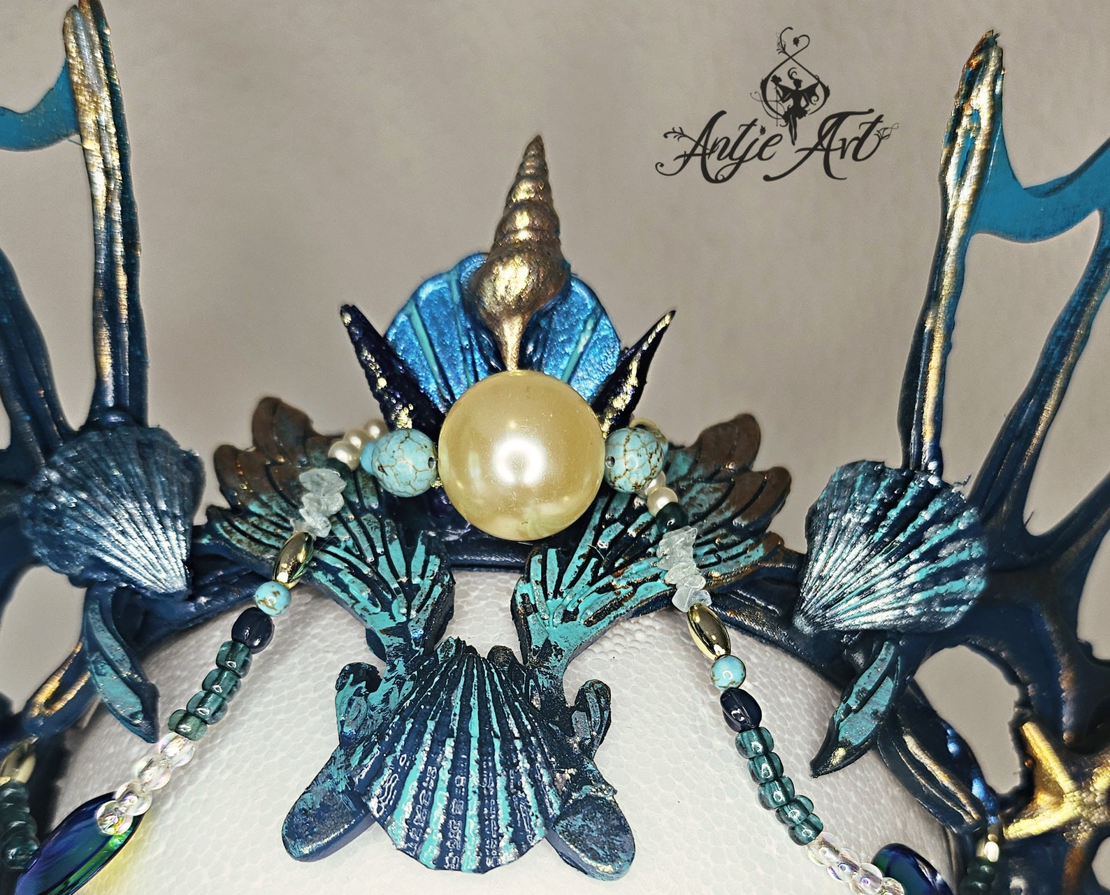 Meerjungfrau Krone Kopfschmuck - Silberne Tiara Für Cosplay Und Kostümpartys