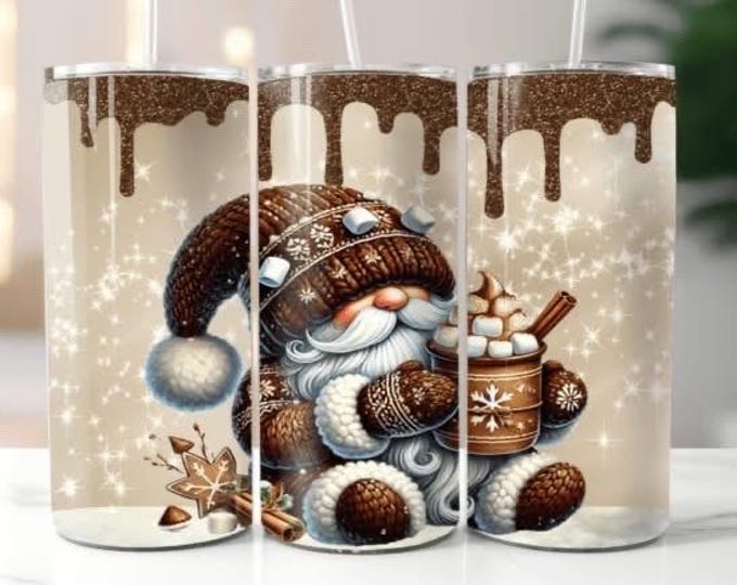 Hot coca, little elf, Christmas time 20oz tumbler