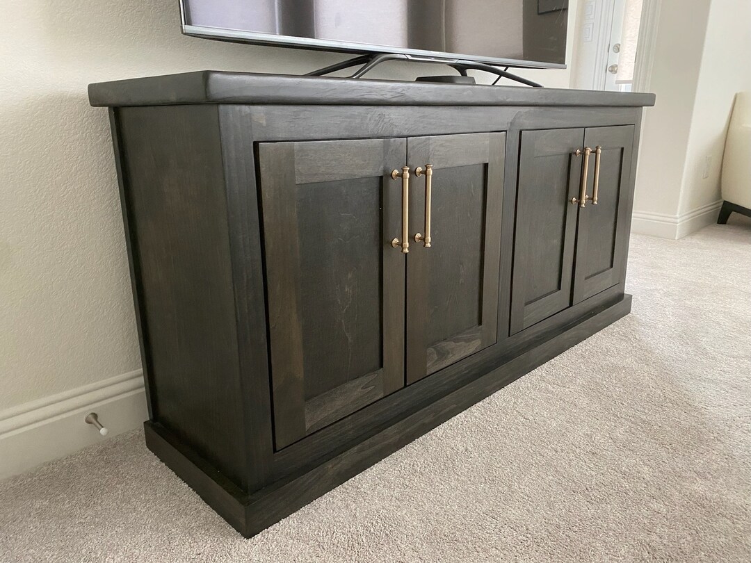 Teak Credenza Buffet Console Table Living Room Dining Room Etsy