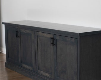 Handcrafted Solid Wood Credenza – Custom Built for Your Home