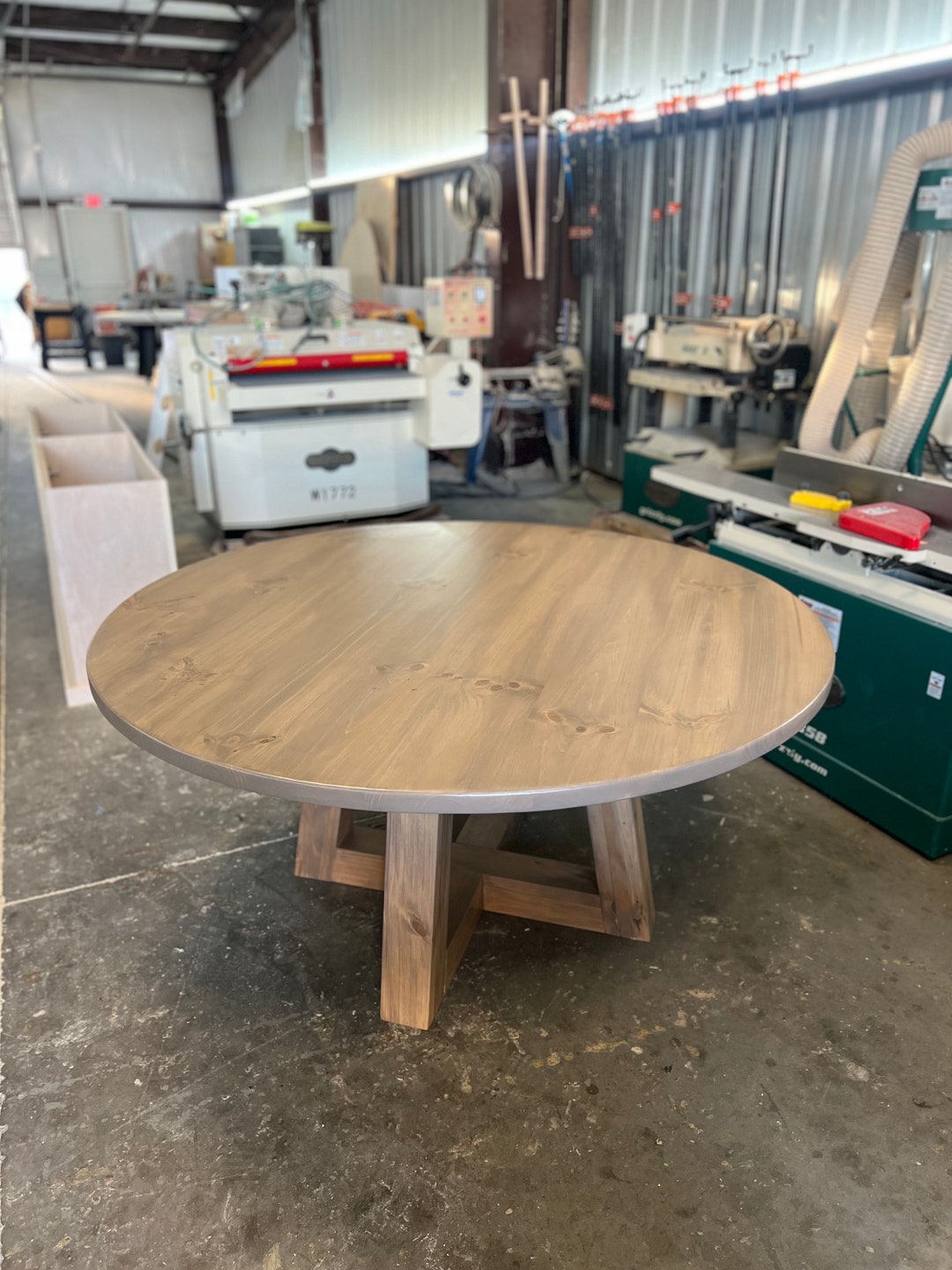 Eastern White Pine Round Dining Table Handmade Hardwood Etsy