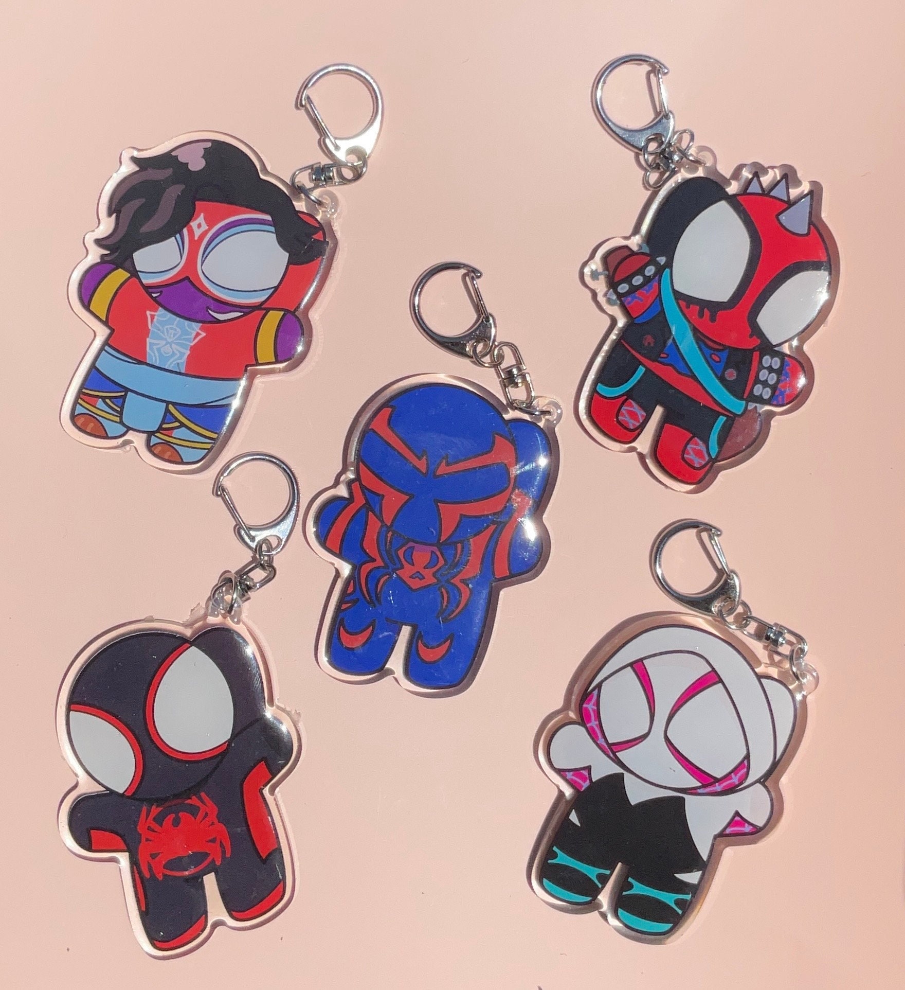 Spider-Man Acrylic Keychain Peter Parker SPHC2688 : : Toys