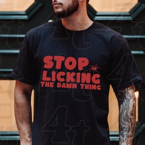 Stop Licking the Damn Thing Shirt, Gale Bal!dursShirt, Gale BG3 Shirt, Gale Lover Shirt, Gaming Character shirt, Retro T-Shirt, Unisex Shirt