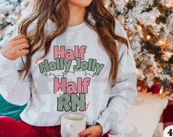 Christmas Nurse Sweatshirt, Retro Nurse Shirts, RN Shirt, Registered Nurse Shirt, Christmas, Registered Nurse Sweatshirt RN Sweatshirt Gift