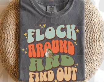 F Around and Find Out Quaker Parrot Shirt - Bird Lover Tee