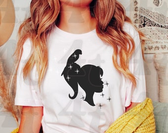 Vintage Girl and Parrot T-shirt: Bird Lover Gift