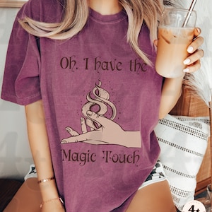 The Magic Touch Shirt, BG3 Gale Baldurs Tshirt,  Gale BG3 Gift, RPG Fan Gift,  Unisex Gamer Shirt, Gamer Gift, Retro T-shirt, Trendy T-Shirt