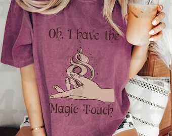 The Magic Touch Shirt, BG3 Gale Baldurs Tshirt,  Gale BG3 Gift, RPG Fan Gift,  Unisex Gamer Shirt, Gamer Gift, Retro T-shirt, Trendy T-Shirt