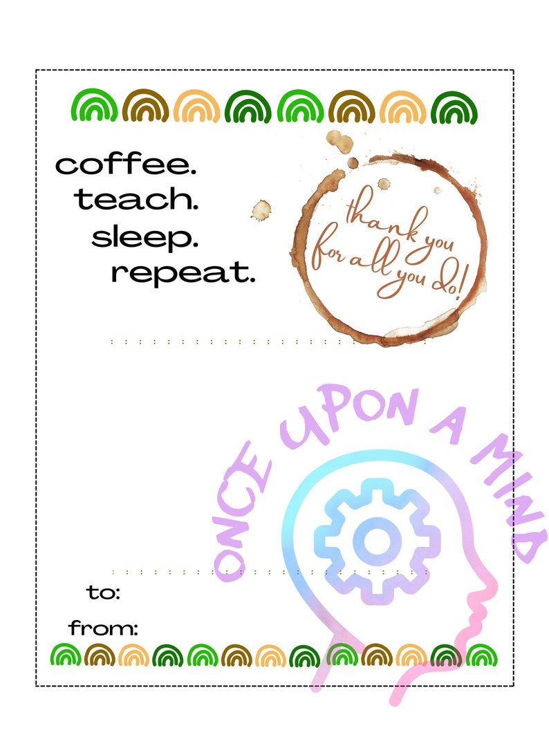 Printable Teacher Appreciation Gift Card Teacher Thank You - Etsy