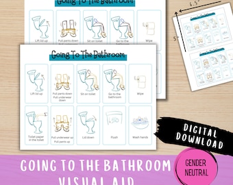 Aiuto visivo per l'uso del vasino: programma per il bagno neutro rispetto al genere (download digitale)