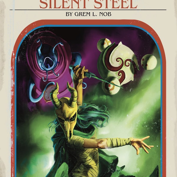 Slay the Spire: "Silent Steel"-Vintage Print