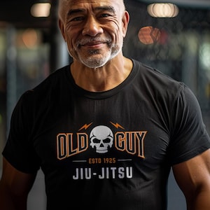 Camiseta Old Guy Jiu-Jitsu: Presente de Jiu-Jitsu para Grapplers