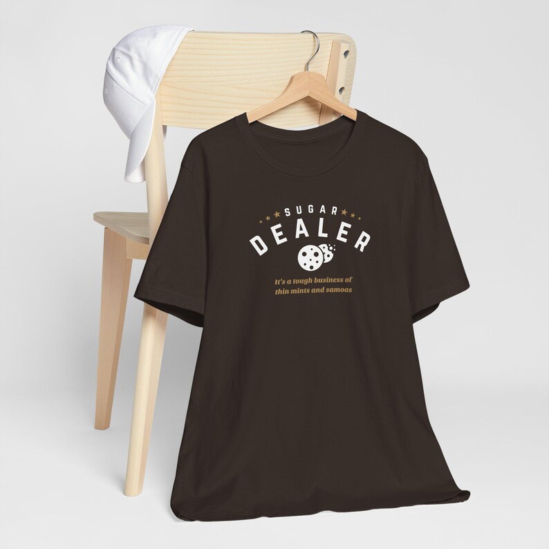 Lustiges Girl Scout Cookie T-Shirt: Zuckerhändler Unisex T-Shirt Bild 6