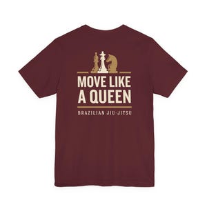 Brazilian Jiu-Jitsu Chess Shirt, Move Like the Queen You Are, BJJ Strategy Tee, Grapplers image 16