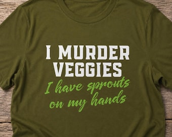 Vegetarian Funny Tee, Unisex Jersey Short Sleeve