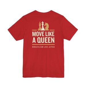 Brazilian Jiu-Jitsu Chess Shirt, Move Like the Queen You Are, BJJ Strategy Tee, Grapplers image 18