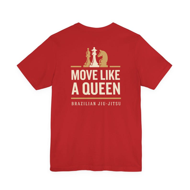 Brazilian Jiu-Jitsu Chess Shirt, Move Like the Queen You Are, BJJ Strategy Tee, Grapplers image 18