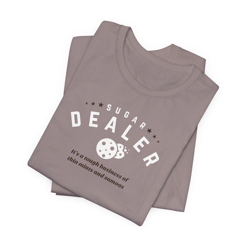 Lustiges Girl Scout Cookie T-Shirt: Zuckerhändler Unisex T-Shirt Bild 5