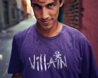 Villain T-shirt: Edgy Anti-Hero Graphic Tee