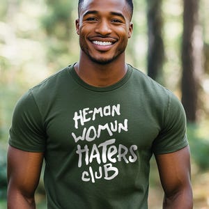 Maglietta unisex He-Man Womun Haters Club, maglietta dei fan della serie TV Little Rascals, maglietta a maniche corte, maglietta del gruppo giovanile Vintage Vibe, classico divertente
