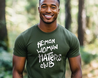 He-Man Womun Haters Club Unisex Tee, Little Rascals TV Show Fans Shirt, Short Sleeve Tshirt, Vintage Vibe Youth Group Top, Funny Classic