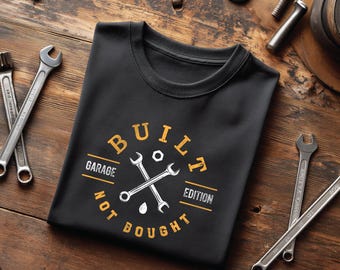 Camiseta "Build Not Bought Garage Edition" / Camiseta para entusiastas de la mecánica de automóviles