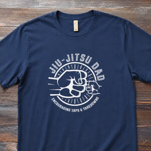 Jiu-Jitsu Dad Tee | Encouraging Taps and Takedowns
